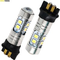 2pcs 6000K White Error Free PW24W LED Bulbs For BMW 2012-up F30 3 Series 328i 335i Halogen Trim's Daytime Running Lights Canbus