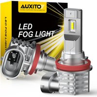 AUXITO 2Pcs H11 LED Fog Light Bulbs H8 H9 9006 HB4 9005 HB3 LED 12V DRL Car Daytime Running Auto Lamp 6500K White 3000K Yellow