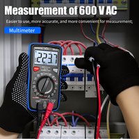 SNAKOL True RMS Digital Multimeter,DC/AC Voltage for Electrical Applications Along with Resistance Continuity Diode Capacitance