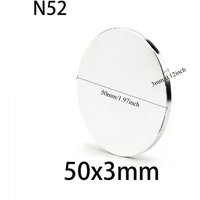 AliExpress NONE N52 50x3 magnets Motor Customised Ebike Wholesale ebike heat system Engine Aimant Search Fridge Generator Factory Customised Diy