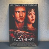 Braveheart Mel Movie Metal Poster Tin Sign - 20x30cm Plate-Aluminum