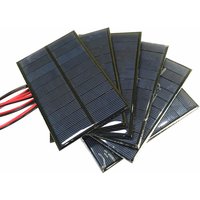 5V 5.5V 160mA 200mA 500mA 1W 2.5W Solar Panel With 5V 1A Solar Lithium Battery Charging Controllers Display Diy Kit