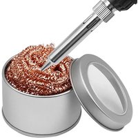 Desoldering cleaning ball soldering iron mesh filter cleaning nozzle head copper wire cleaning ball metal slag box cleaning ball