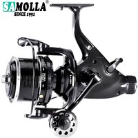 Nowy kołowrotek karpiowy Kołowrotki spinningowe Max Double Drag 27kg 12+1BB Carretilha De Pesca Accesorios Mar Peche En Mer Salt/Freshwater