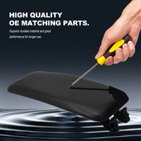 8X0864245B Black Leather Center Console Cover Armrest FOR Audi A1 8X1 2012 2013 2014 2015 2016 2017 2018
