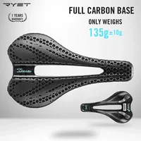 AliExpress RYET 3D Printed Carbon Saddle Ultralight 135g 7*7 Bike Seating For Men Women Triathlon Road MTB Mountain Gravel Cycling Part