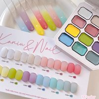 12Grids Nude Pink Patting Gel Nail Polish TPO HEMA FREE UV/LED Soak Off Gel Varnishes Blooming Gradient Painting Gel Lacquer