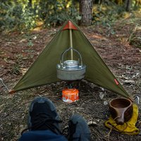 BUSHCRAFT Wind Blocker TC Cotton MINI Windsheild Bushcraft Triangular Stove Windshield – for Outdoor Cooking