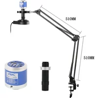 Eakins 48MP 4K 1080P 60FPS HDMI Type C Video Microscope Camera 130X C Mount Lens Digital Image Magnification Display