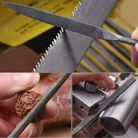 10pcs Needle File Set Premium High-Carbon Steel Non-Slip Ergonomic Handle for Wood Plastic Model Precise Filing
