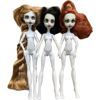 Gray Skin Doll Heads Kitten Heads Gray Yellow White Beige Skin Cat Heads Lovely Collective Toys 1/6 Doll Heads Parts Long Hair
