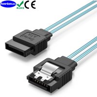 Lontion#SATA Cable III to SATA III Straight 12Gbps HDD SDD Data Cable with Locking Latch Compatible for SATA HDD, SSD, CD Driver