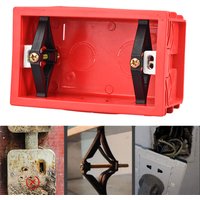 Hot Sale 6PCS 118 Type Switch Socket Bottom Box Repair Screw Broken Old Mounting Box Fast