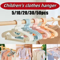 30/20/10/5/1PC Baby Clothes Racks Plastic Towel Display Scarfs Hangers Kids Clothing Coats Hanger Cute Bowknot Hangers Organizer