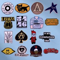 2024 New Rock Band Enamel Pin Fashion Music Album Song Brooch Metal Badge Lapel Pin Jewelry Gift Accessories for Friends