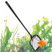 35cm Aquarium Fish Net Fine Mesh Skimmer Filter for Small Fish Tank Catch Net with Comfortable Handle