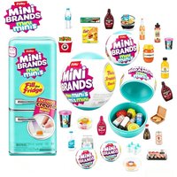 ZURU Mini Fridge Set Toy Role-Playing Mini Fridge Food Ball Trendy Blind Box Surprise Box