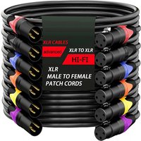 XLR Male to XLR Female Cable For Professional Recording Extension Line Balanced XLR Mixer Speaker Amplifier Live Microphone Line