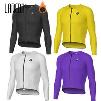 AliExpress LAMEDA Men's Thermal Cycling Jersey Long Sleeve Winter Fleece Jackets Bike Clothing with Back Pockets Mountain Road Bike Jersey