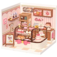 Robotime Rolife Super Creator Series Dollhouse Building Blocks Home decor Creative Christmas Gift for Kids Tasty Cake Shop