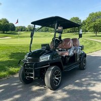 4 Passenger Electric Golf Cart New Model Golf Buggy with Road Tires and 72V Lithium Battery Electric Golf Cart 4 Seater