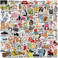 100Pcs Psychology Stickers Psychology Mental Health Matters Vinyl Waterproof for Laptop Phone Case Notebook Bottle DIY Stickers