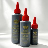 Hair Bonding Glue Strong Hold Wig Adhesive Waterproof Lace Front Wig Glue for Hair Extensions Toupee Hairpiece Wig Styling Tools