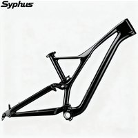 AliExpress Syphus Carbon MTB Bike Frame 29 Full Suspension Mountain Bicycle Frame 148*12MM BSA Crabon Framesets XC Shock Bicycle Accessories