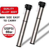 AliExpress West Biking WEST BIKING Bike Pump 120PSI Portable Bicycle Pump Schrader&Presta Valve Bike Tire Inflator Hand Pump MTB Road Bike Accessories