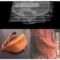 YOMDID Fashion Chest Bag Leather Template Handcraft DIY Shoulder Bag Making Acrylic Stencil Durable Leathercraft Accessories
