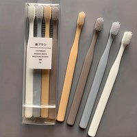 4 Pcs/Set Soft Bristle Small Head Toothbrush Portable Travel Eco-Friendly Brush Tooth Care Oral Hygiene