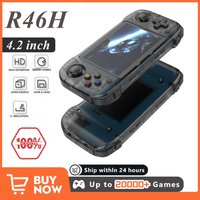 R46H Retro Handheld Game Console Open-Source Built-in WIFI 1024*768 4.2 Inch IPS Screen Pocket Video Movie Player Boy's Gift