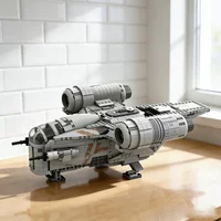 1204pcs MOC Razor Crest MOD Star Battle Model Building Blocks Construction Idea Creative Education Festival Gifts Toys Brick