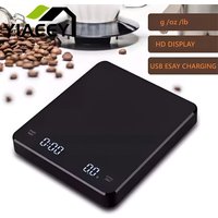 Digital Espresso Coffee Scale with Timer Pour Over Drip Espresso Scale LCD Display 5kg 3kg/0.1g High Precision Auto Power Off