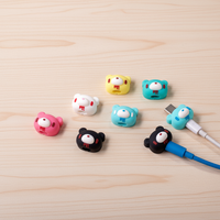 Kawaii Bloody Bear Data Cable Protector Cute Cartoon Animal Charging Cord Cover,Shockproof&Durable,Unique Accessory for Phone