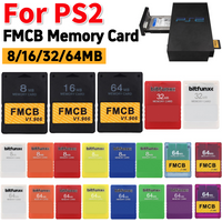 Expansion Cards FMCB Free McBoot Card V1.966 8MB/16MB/32MB/64MB Memory Card for PS2 FMCB Saver