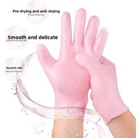 Reusable Silicone Gloves & Hand Masks Set for Deep Moisturizing Care, Overnight Repair Treatment for Dry Cracked Hands , Beauty