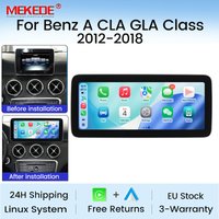 Linux Wireless Carplay Auto-Multimedia-Display für Benz A CLA GLA W176 2012-2018 NTG4.5 NTG5.0 Android Auto WIFI BT Dual-System-Umschaltung