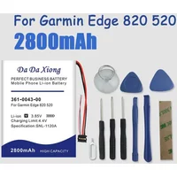 DaDaXiong 2800mAh 361-00043-00 Battery for Garmin Edge Explore 820 Edge520 500 200 205 GPS Edge520 Plus