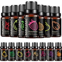 MAYJAM Fruit Fragrance Oil Strawberry Lemon Sweet Orange Papaya Litchi Kiwifruit Pear Fig Essential Oil Home Hotel Reed Diffuser