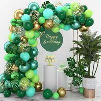 Jungle Green Balloons Garland Arch Kit Jungle Safari Birthday Party Decor Kid Wedding Birthday Party Supplies Baby Shower Baloon