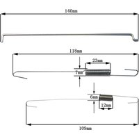 Pull Rod and Dual Spring Governor Kit for 168F 170F Engine Types Used Across Generator Pump Tiller and Concrete Trowel Systems