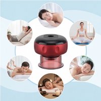 Corded 2-in-1 Heating & Gua Sha Cupping Massager, Intelligent Vacuum for Deep Fascia Release on Back & Neck