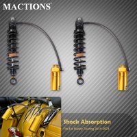 Motorcycle Remote Reservoir Rear Shocks Absorbers Suspension Lowering For Harley Touring Road Street Glide Road King 2014-2026