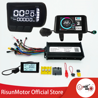 36V/48V/52V 1000W-1200W 35A 1200W-1800W 45A 48V/52V/60V72V 1500W-2800W 45A 3-mode Sine Wave ebike Controller and LCD Display