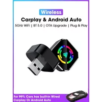 NEW Wireless CarPlay Android Auto Wireless Adapter SmartMini Box Plug And Play WiFi Fast Connect OTA Update Universal For Toyota