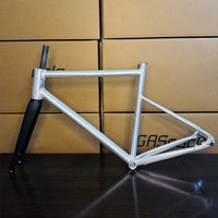 DIY Road Bicycle Frame Aluminum Alloy Disc Brake 45cm/48cm/51cm/54cm Highway Bike Frameset Carbon Front Fork Weight 1.4kg+440g