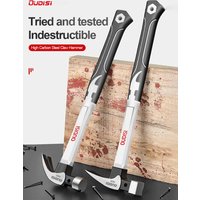 Multifunktions-rutsch fester stoß fester Stahl hammer Handwerkzeug Magnet klauen hammer für die Holz bearbeitung Automatischer Nagels aug hammer