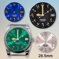 Watch modification parts 28.5mm S Dial Arab Sunray Dial Fit NH35/NH36 Japanese Movement High-Quality nh35 Watch Accessories