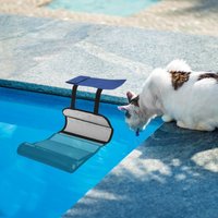 Animal Saving Escape Ramp Oxford Cloth Swimming Pool Floating Animal foldable Rescue ladder Tool for Critter Frog Chipmunk